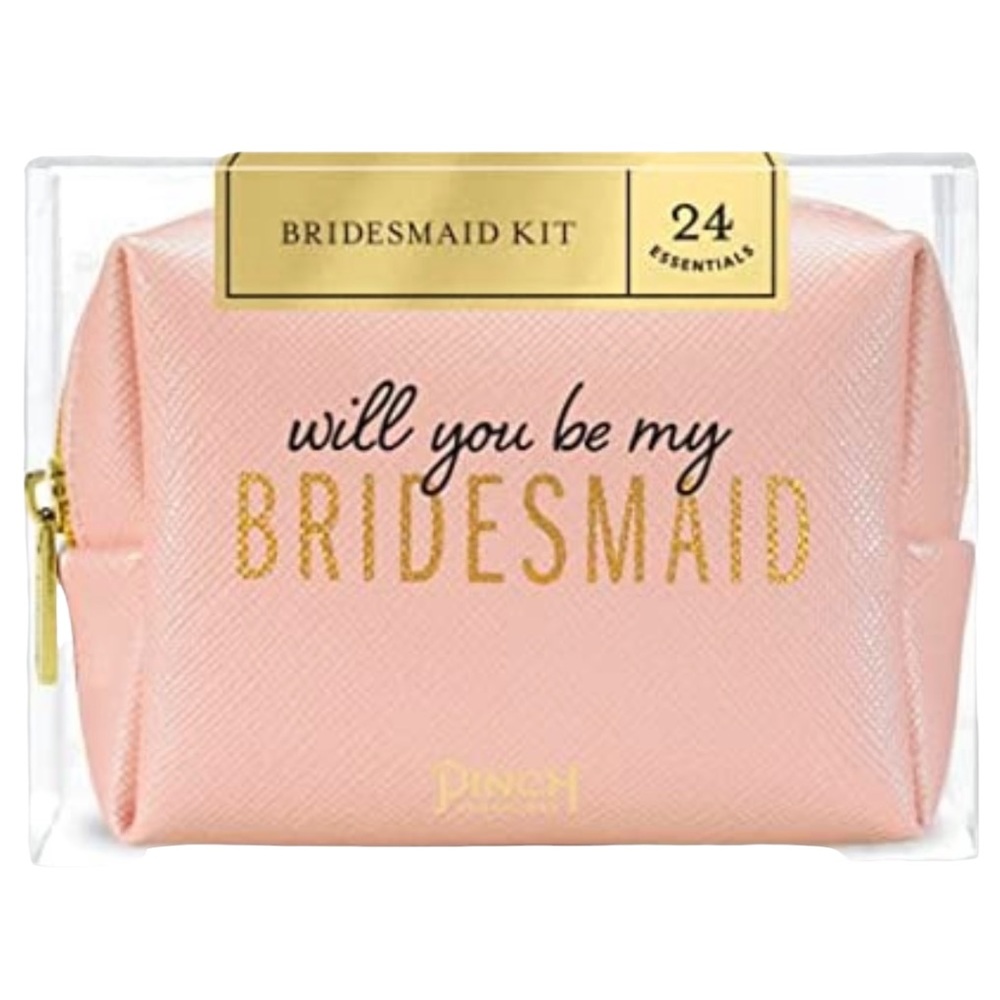 Pinch “Will You Be My Bridesmaid” Pink Bridesmaid Kit With 24 Essential Items